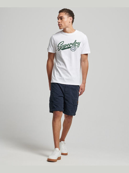 Superdry Vintage Scripted College Men's Short Sleeve T-shirt White