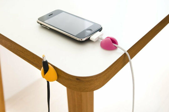 Bluelounge CableDrop Μαύρο 6τμχ