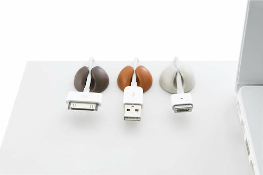 Bluelounge CableDrop Μαύρο 6τμχ