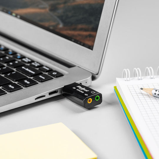 Rebel Rebel 3D Sound External USB 2.0 Sound Card