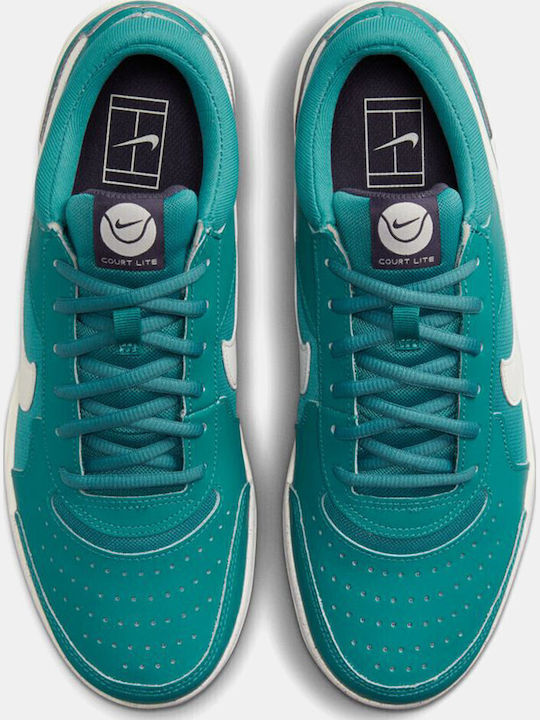 Nike Zoom Court Lite 3 Men's Tennis Shoes for All Courts Mineral Teal / Sail / Gridiron