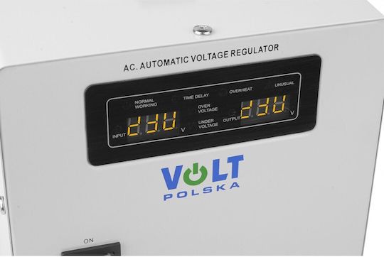 Volt Polska AVR-2000VA Voltage Regulator 2000VA with 2 Sockets Current