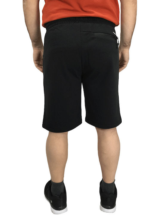 Double Men's Athletic Shorts Black