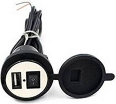 Waterproof Motorcycle Charger 1.5A with Port: 1xUSB
