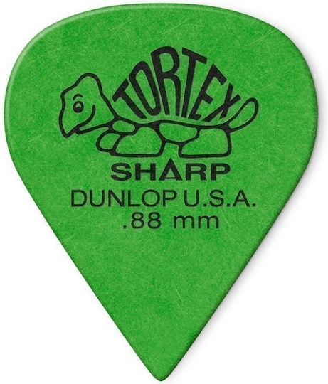 Dunlop Guitar Picks Tortex Sharp Pick Thickness 0.88mm Set 12pcs