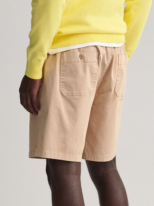 Drawstring Logo Ανδρική Βερμούδα Chino Sandy Brown