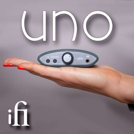 iFi Audio UNO Portable Digital Headphone Amplifier Single Channel with DAC, USB, and Jack 3.5mm