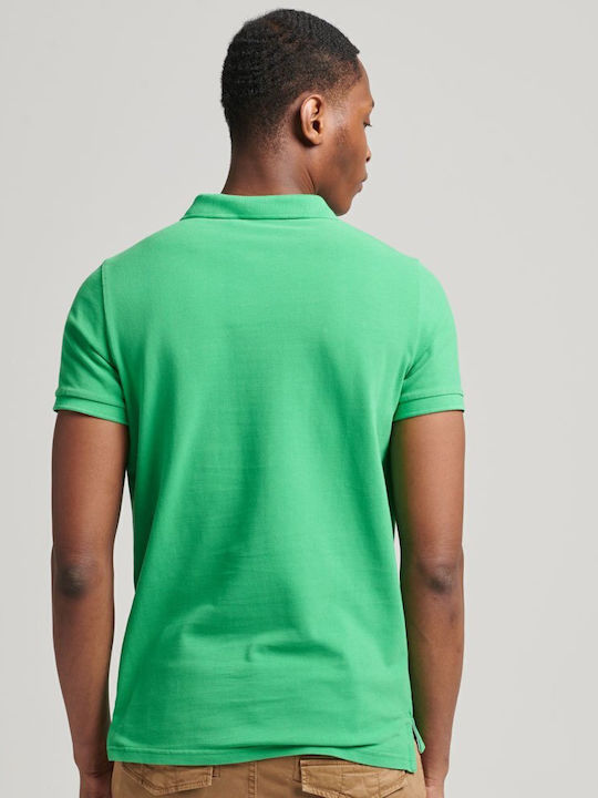 Superdry Men's Short Sleeve Blouse Polo Green