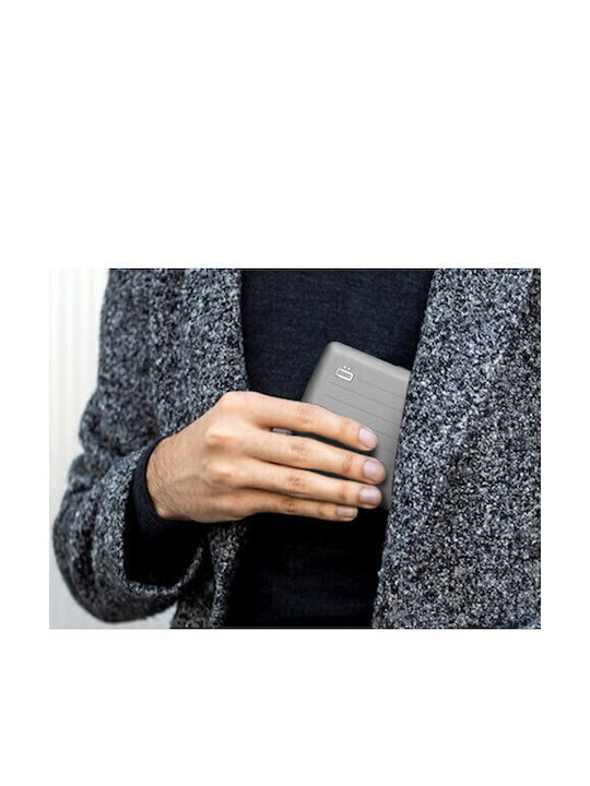 Smart Case V2 Large Portofel bărbătesc Carduri cu RFID Roșu