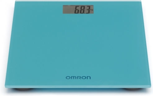 Omron Digital Badezimmerwaage in Blau Farbe HN-289