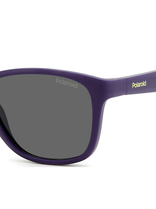 Polaroid Τετράγωνα Παιδικά Γυαλιά Ηλίου με Polarized Φακό Μπλε