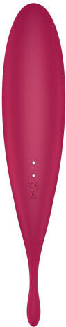 Satisfyer Twirling Pro+ Αναρροφητής Αιδοίου με Δόνηση Hybrid Air Pulse Vibrator Κόκκινος