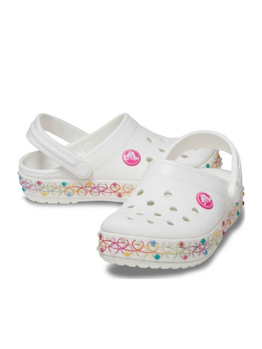 Stretch Clog Детски Анатомични Сабо за Плаж Бял