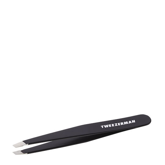 Tweezerman Eyebrow Tweezer with Slanted Nose Slant Black