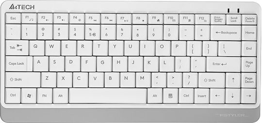 A4Tech Fstyler FK11 Само клавиатура Английски US Бял