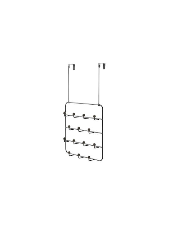 Umbra Metal Wall Hanger Estique with 14 Slots Μαύρη 42x7x44cm