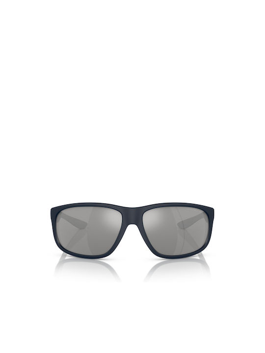 Emporio Armani Men's Sunglasses with Navy Blue Plastic Frame and Gray Lens EA4199U 5088Z3