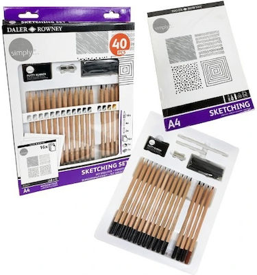 Daler Rowney Colouring Set 40pcs