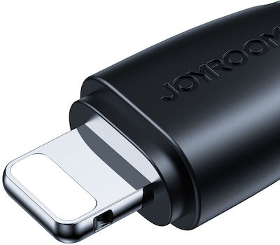 Joyroom S-UL012A11 Geflochten USB-A zu Lightning Kabel Schwarz 2m