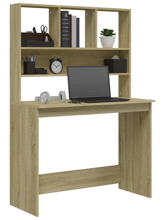 Birou Din Lemn Cu Birou Sonoma Stejar 102x45x148cm