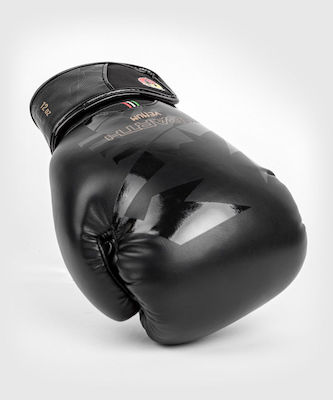 Venum 04846 Synthetic Leather Boxing Competition Gloves Black