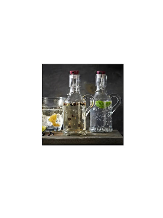 KIlner Kilner Μπουκάλι Νερού Γυάλινο με Κλιπ Διάφανο 200ml