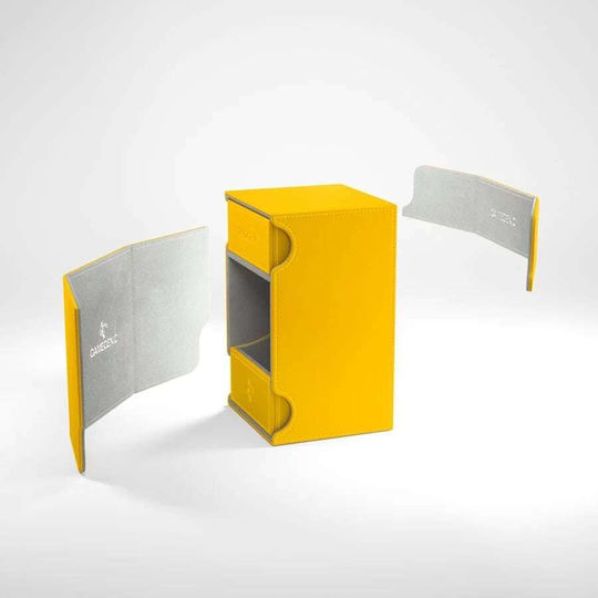 Gamegenic Watchtower 100+ Convertible Deck Box Standard Size Yellow GGS20079ML