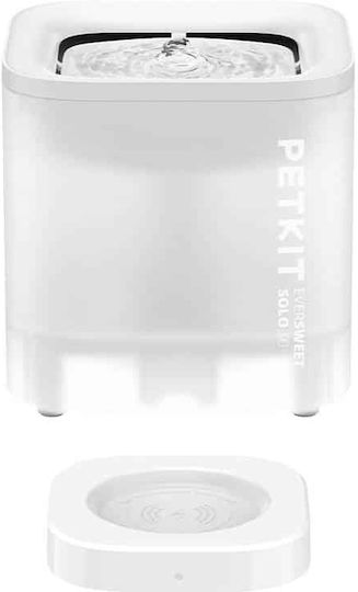 Petkit Eversweet Solo SE Automatic Waterer Fountain from ABS Plastic for Dog & Cat 1.8lt 16cm in White Colour
