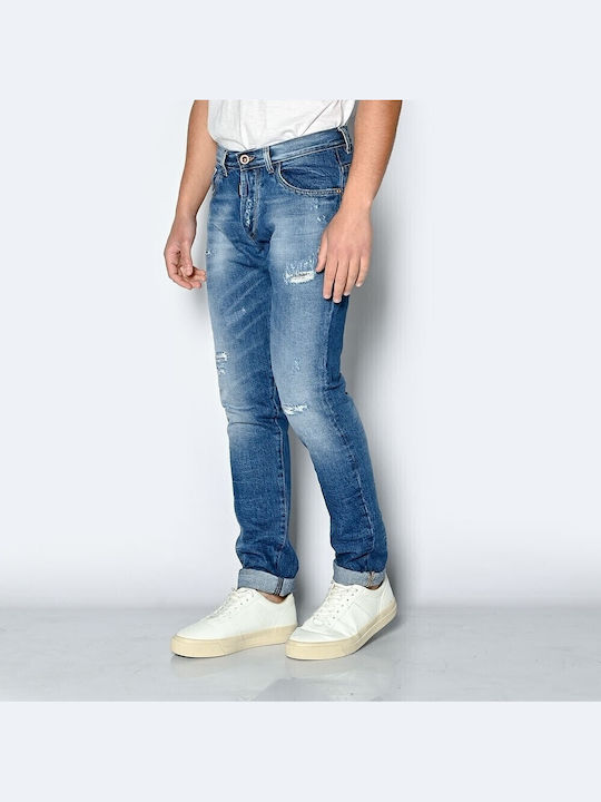 Men's Jeans Pants with Regular Fit Blue