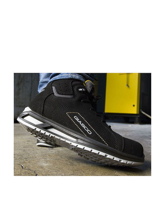Giasco Borneo Waterproof Low Safety Black S3 with Certification (C), ESD , SRC,WRU