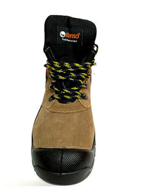 Stenso Arbeitsstiefel Braun O1