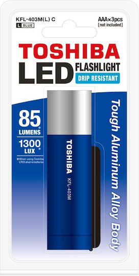 Toshiba Flashlight LED with Maximum Brightness 85lm KFL-403M(L) C BP Blue Blue