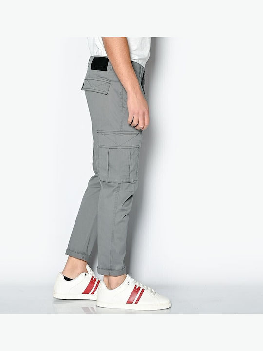 Hose Cargo Elastisch Gray