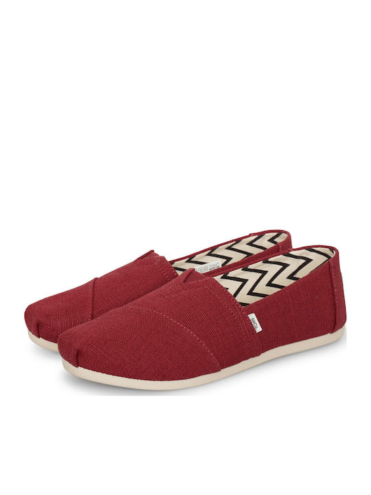 Women's Fabric Espadrilles Red
