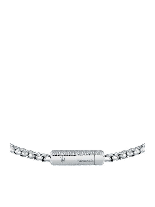 Maserati Men's Chain Bracelet Made of Stainless Steel 21.5cm