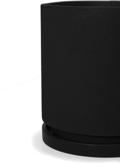 Soulworks Tranta Саксия Керамика Черен 14x14x16εκ.
