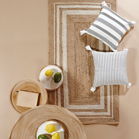 Kentia Yute Rug Rectangular Summer from Jute 236 Beige / Ecru