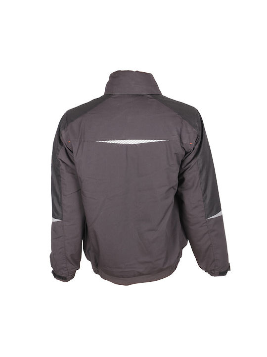 Stenso Kastor Work Jacket Cold with Detachable Hood Gray .2XL