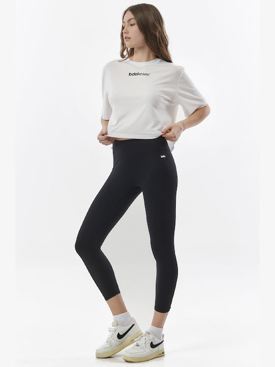 011315 Instruire Colanti de femei Cropped Colanti Negru