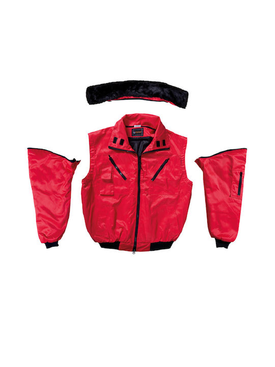 Stenso Bn Pilot Work Jacket Cold Red .2XL