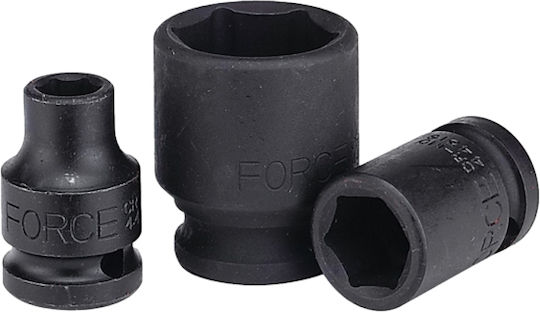 Force Socket Pneumatic Hex with Square Drive 1/2" Diameter 19mm