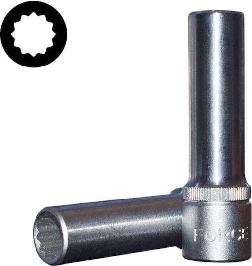 Force Socket Phillips Long with Square Drive 1/2" Diameter 26mm