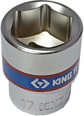 King Tony Căpăcel Hexagonal cu Patrat de Prindere 1/2" Diametru 15mm 1buc