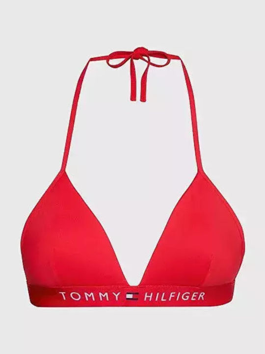 Fixed Foam Bikini Triunghi Cu burete Roșu