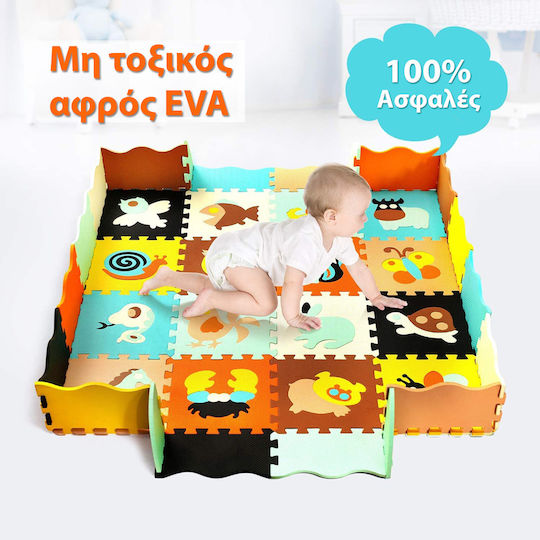 Perfectoys Kids Educational Floor Puzzle with Letters 16pcs