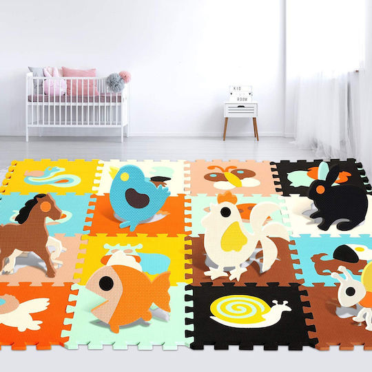 Perfectoys Kids Educational Floor Puzzle with Letters 16pcs