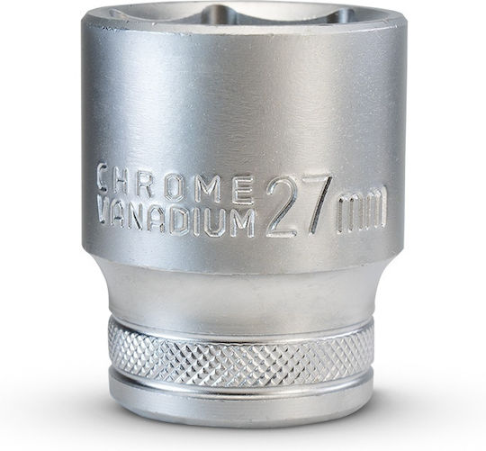 Bormann BHT7648 Καρυδάκι Εξάγωνο με Καρέ Υποδοχής 1/2" Διάμετρος 27mm