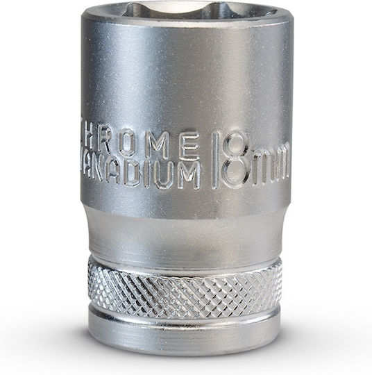 Bormann BHT7641 Καρυδάκι Εξάγωνο με Καρέ Υποδοχής 1/2" Διάμετρος 18mm