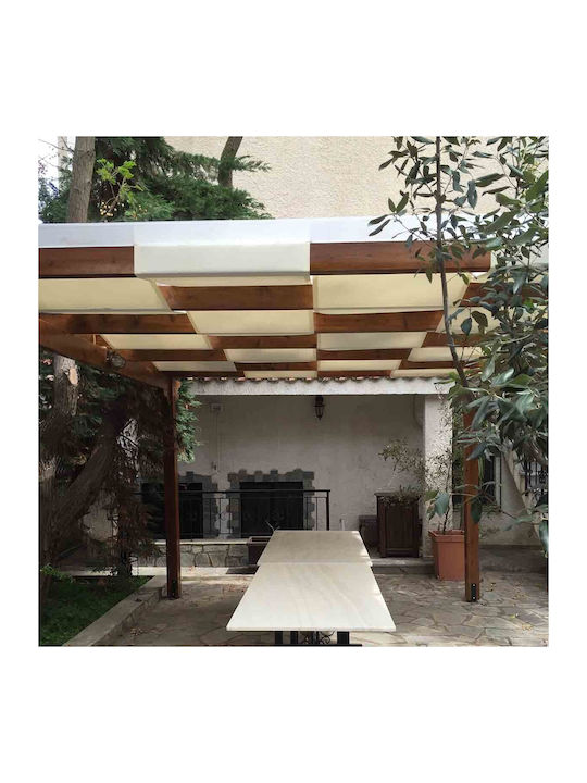 Gartenlaube aus Holz mit Decke 300x300cm