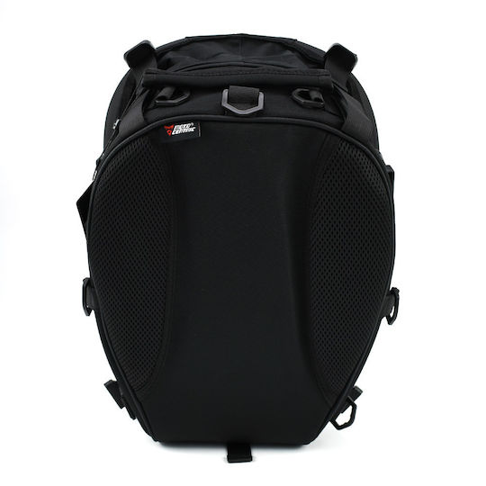 MC-0102 Motorcycle Tank Bag with Tanklock Black / Red 37lt